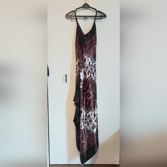 My Room silk scarf dress stunning mandala paisley print silky bohemian stunner - Picture 7 of 11